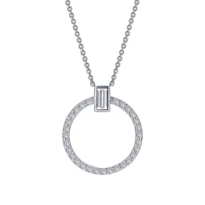 0.39 CTW Open Circle Necklace