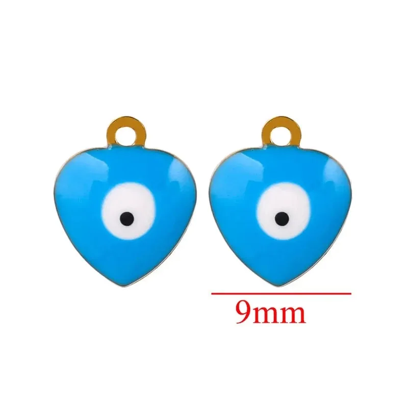 10 PCS/Package Diameter 5mm Diameter 6 Mm Diameter 8mm 304 Stainless Steel Star Heart Shape Eye Pendant