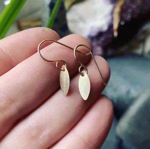 14K Gold Filled Petal Earrings