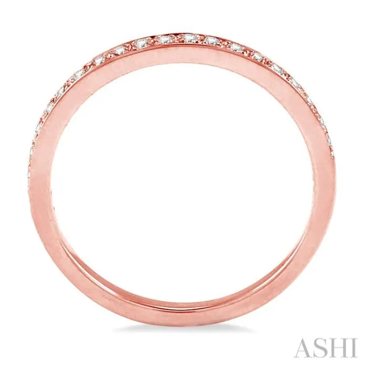 1/6 Ctw Diamond Band in 14K Rose Gold