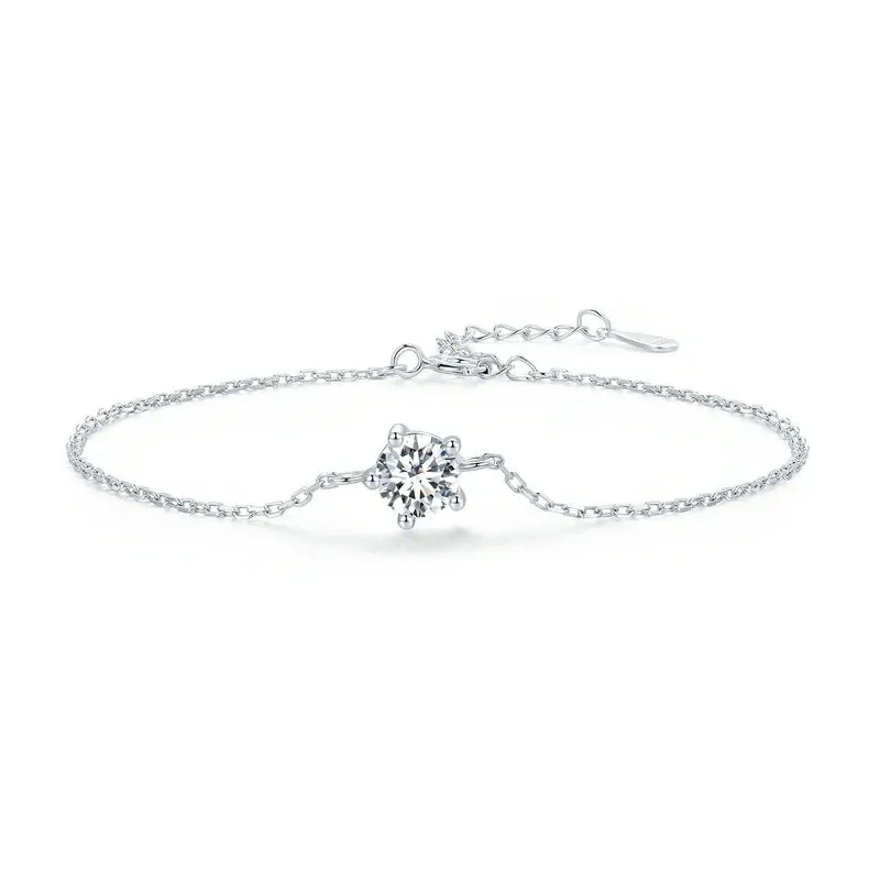 1CT Moissanite Trendy Bracelet