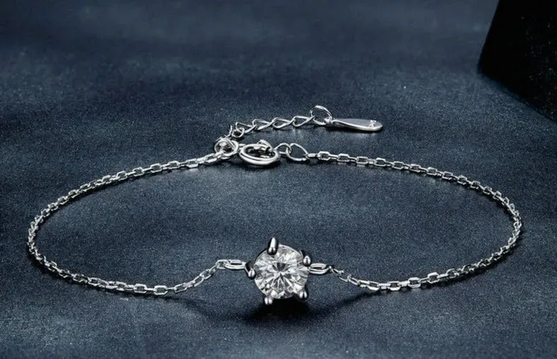 1CT Moissanite Trendy Bracelet