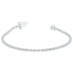 1ct tw LAB GROWN Diamond Bracelet in 14kt White gold