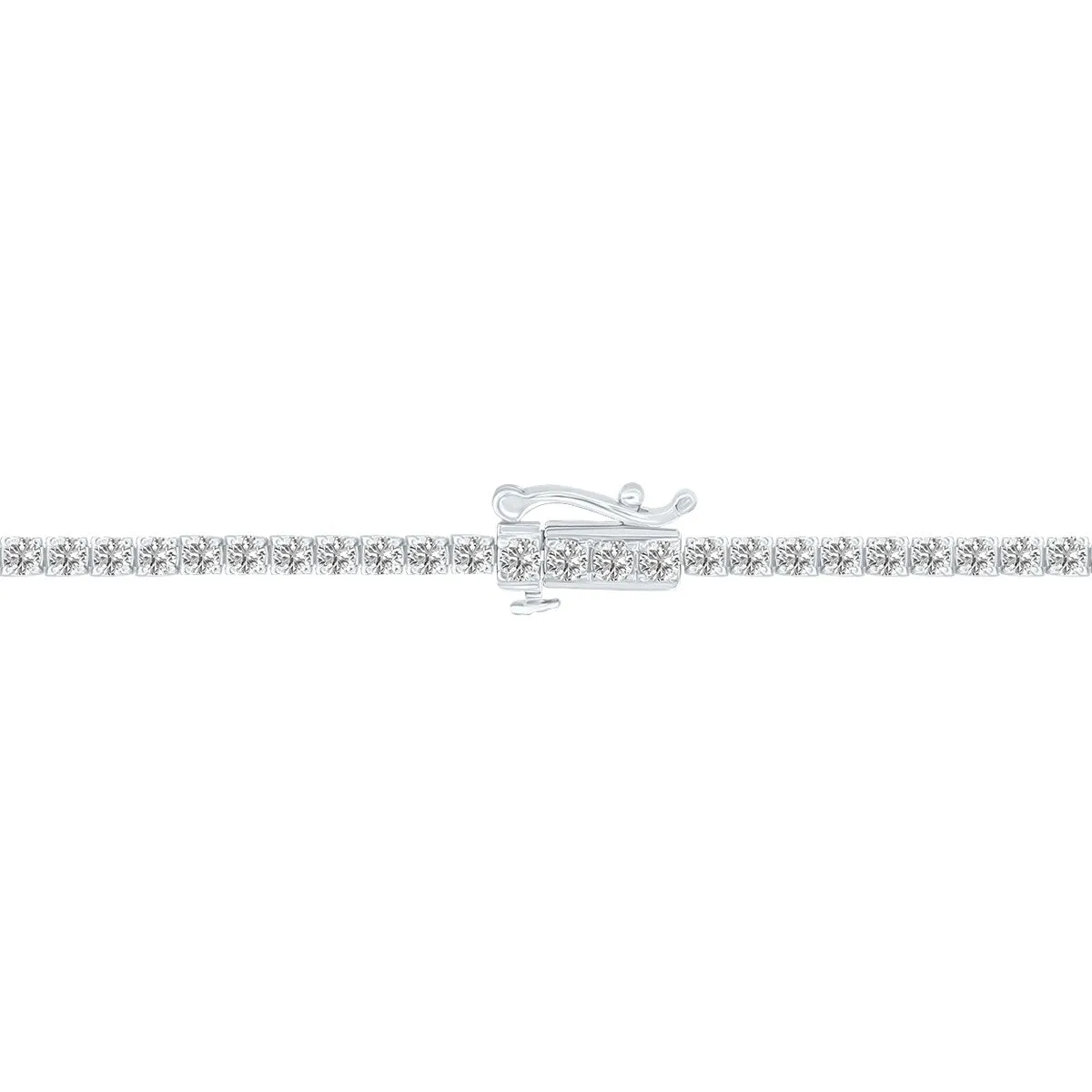 3ct tw LAB GROWN Diamond Bracelet in 14kt White gold