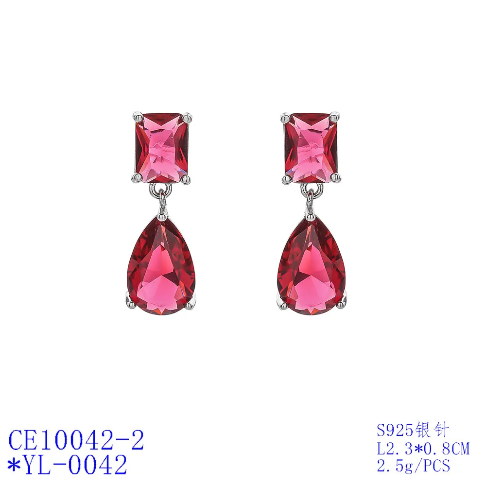 5A Cubic Zirconia Water Drop Earring CE10042