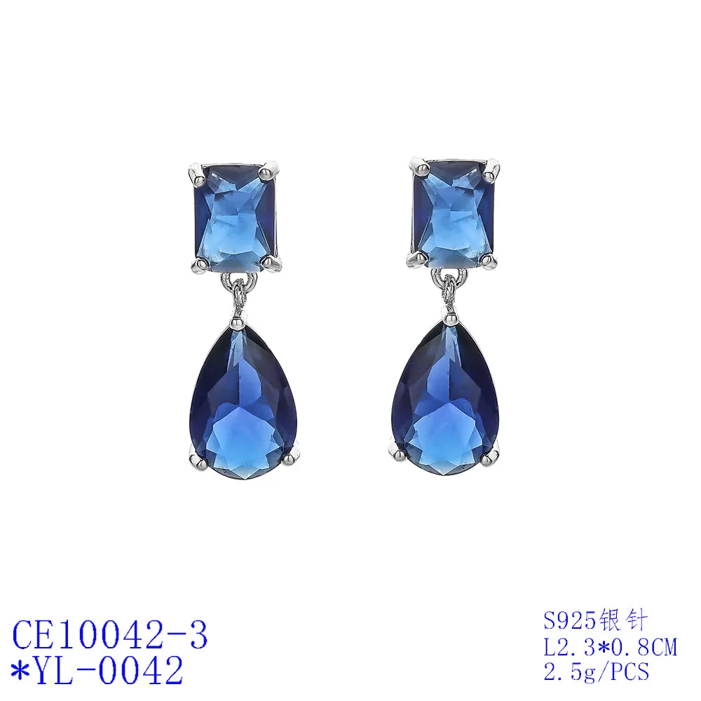 5A Cubic Zirconia Water Drop Earring CE10042