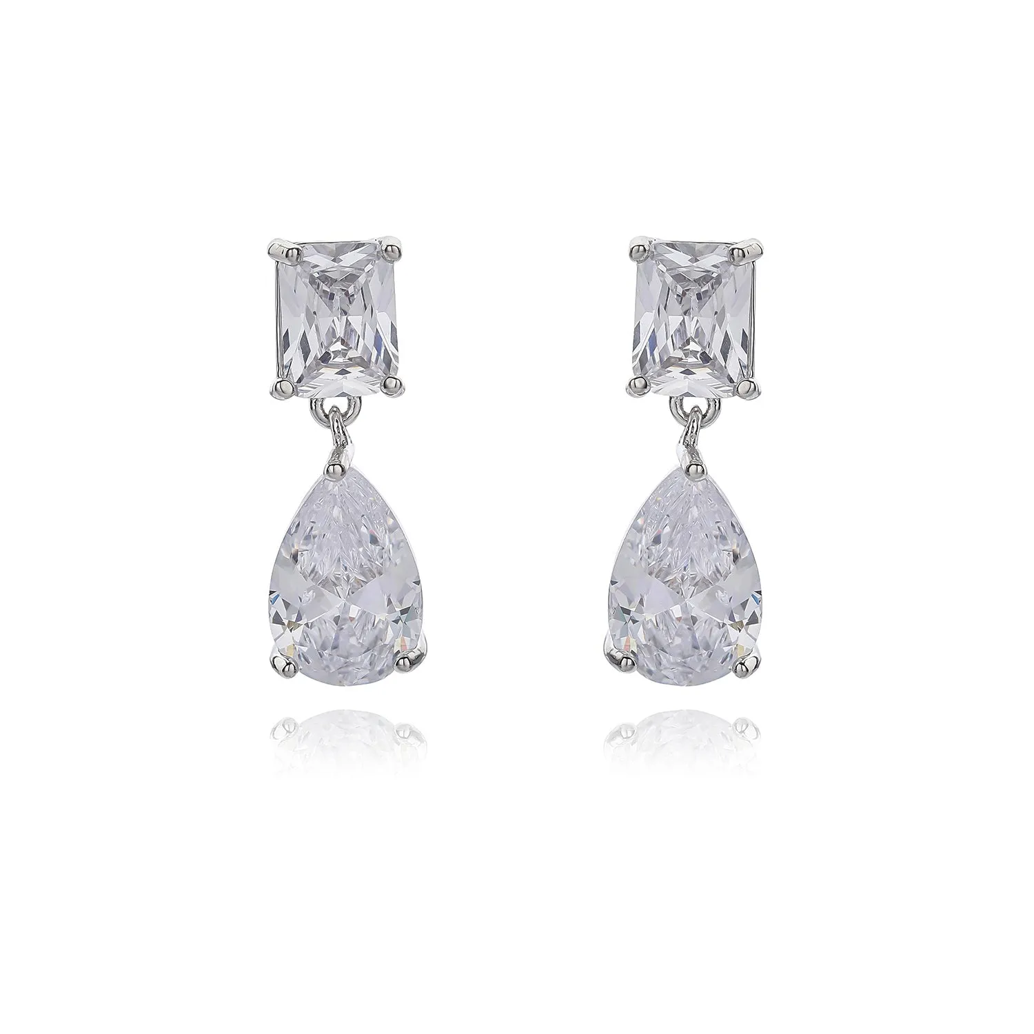 5A Cubic Zirconia Water Drop Earring CE10042