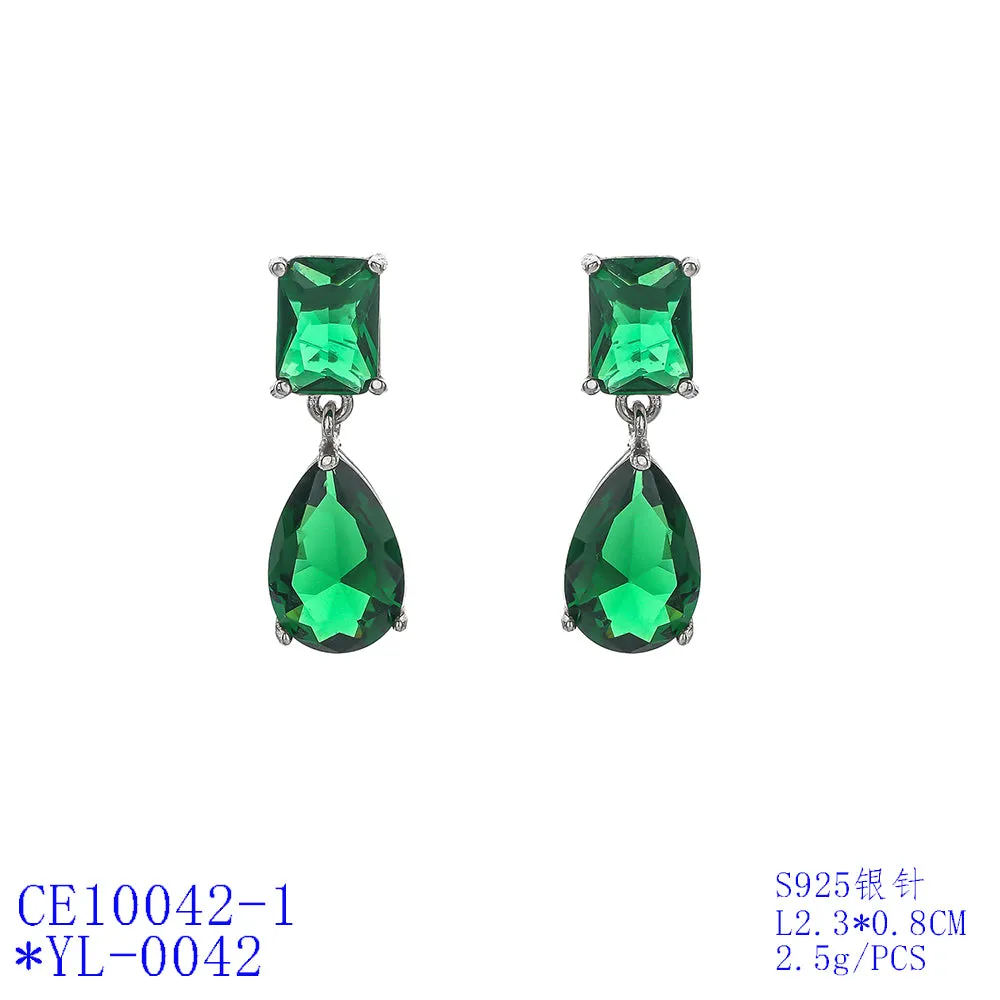 5A Cubic Zirconia Water Drop Earring CE10042