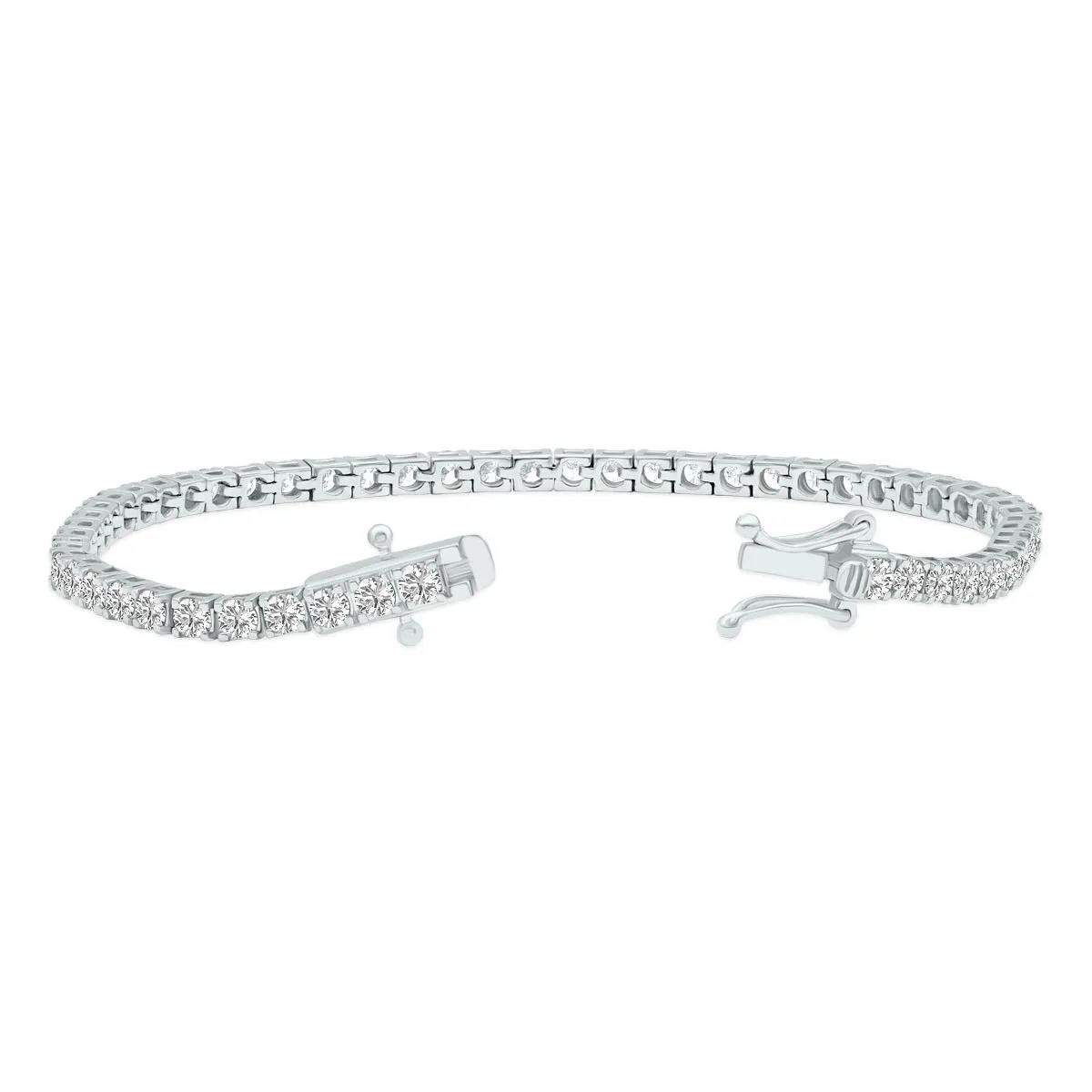 5ct tw LAB GROWN Diamond Bracelet in 14kt White gold