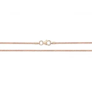 9CT Rose Gold Spiga Chain Necklace