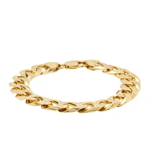 9ct Yellow Gold Cuban Chain Bracelet