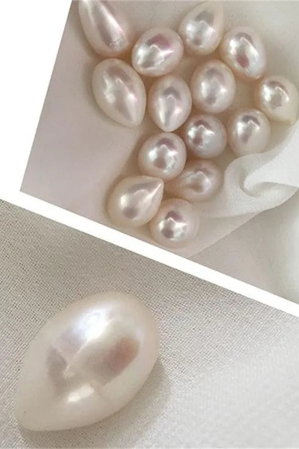 AAAA 14-15mm White Water Drop Freshwater Loose Pearl P32