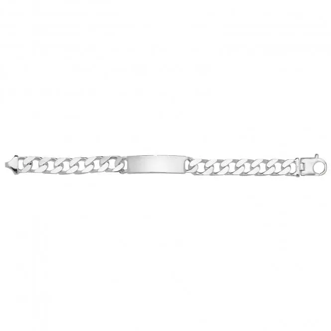 Acotis Silver Id Bracelet Men's Curb G2632