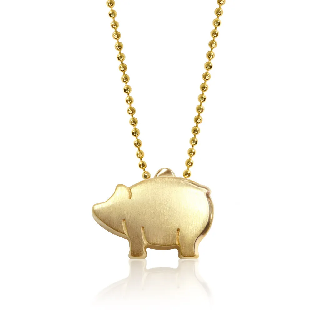 Alex Woo Baby Boy Piggy Bank Charm Necklace