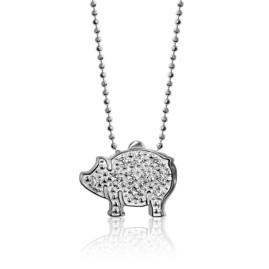 Alex Woo Baby Boy Piggy Bank Charm Necklace