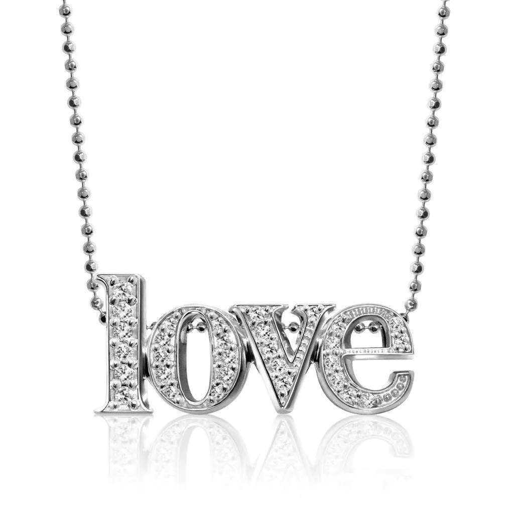 Alex Woo Custom Quadruple Letters Charm Necklace