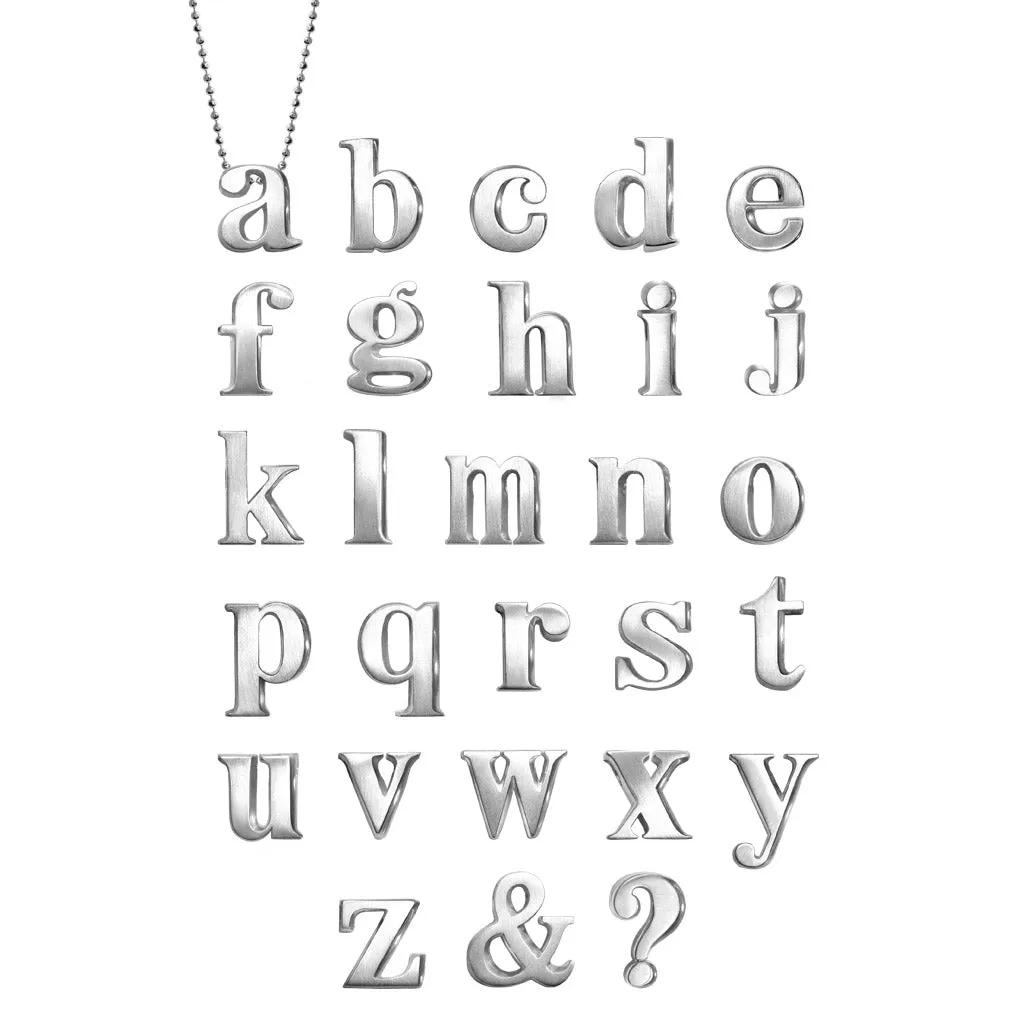 Alex Woo Custom Quadruple Letters Charm Necklace