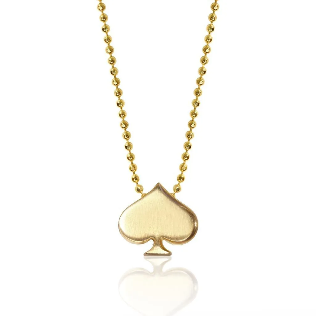 Alex Woo Vegas Spade Charm Necklace