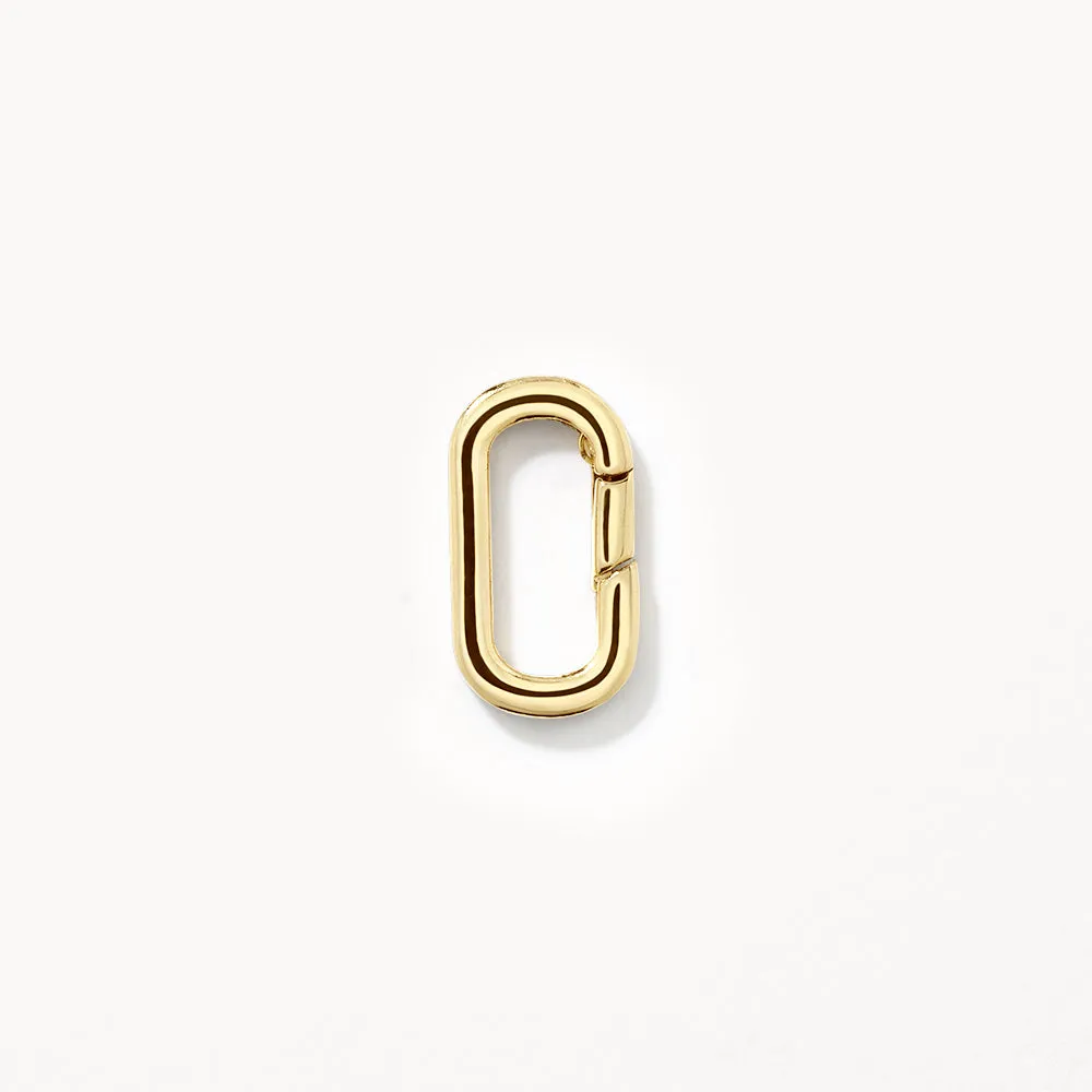 Bold Paperclip Chain Necklace in Gold