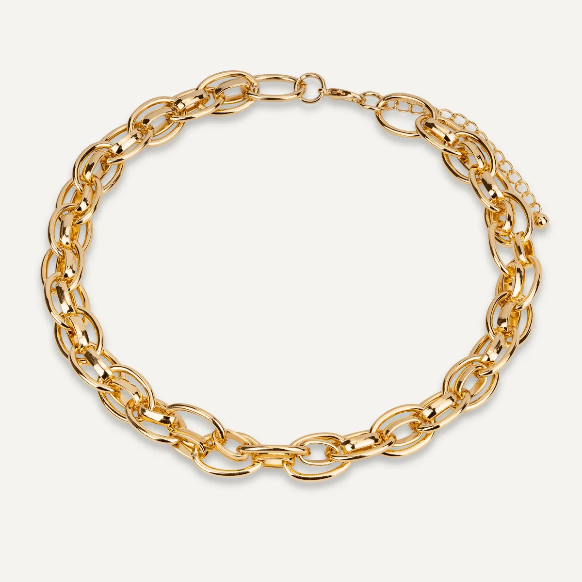 Chunky Chain Necklace In Gold-Tone