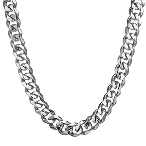 Classy Men 15mm Chunky Curb Chain Necklace