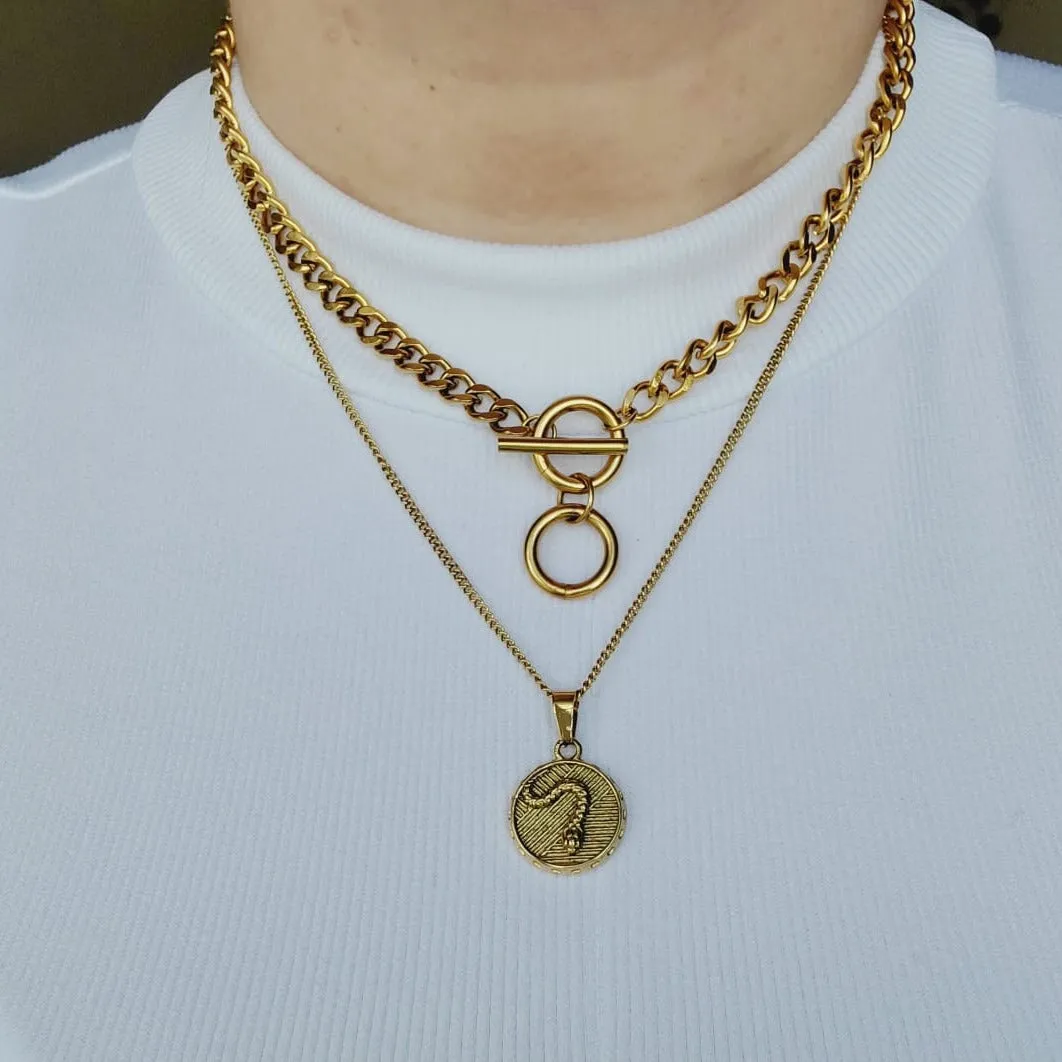 Cleo Snake Necklace