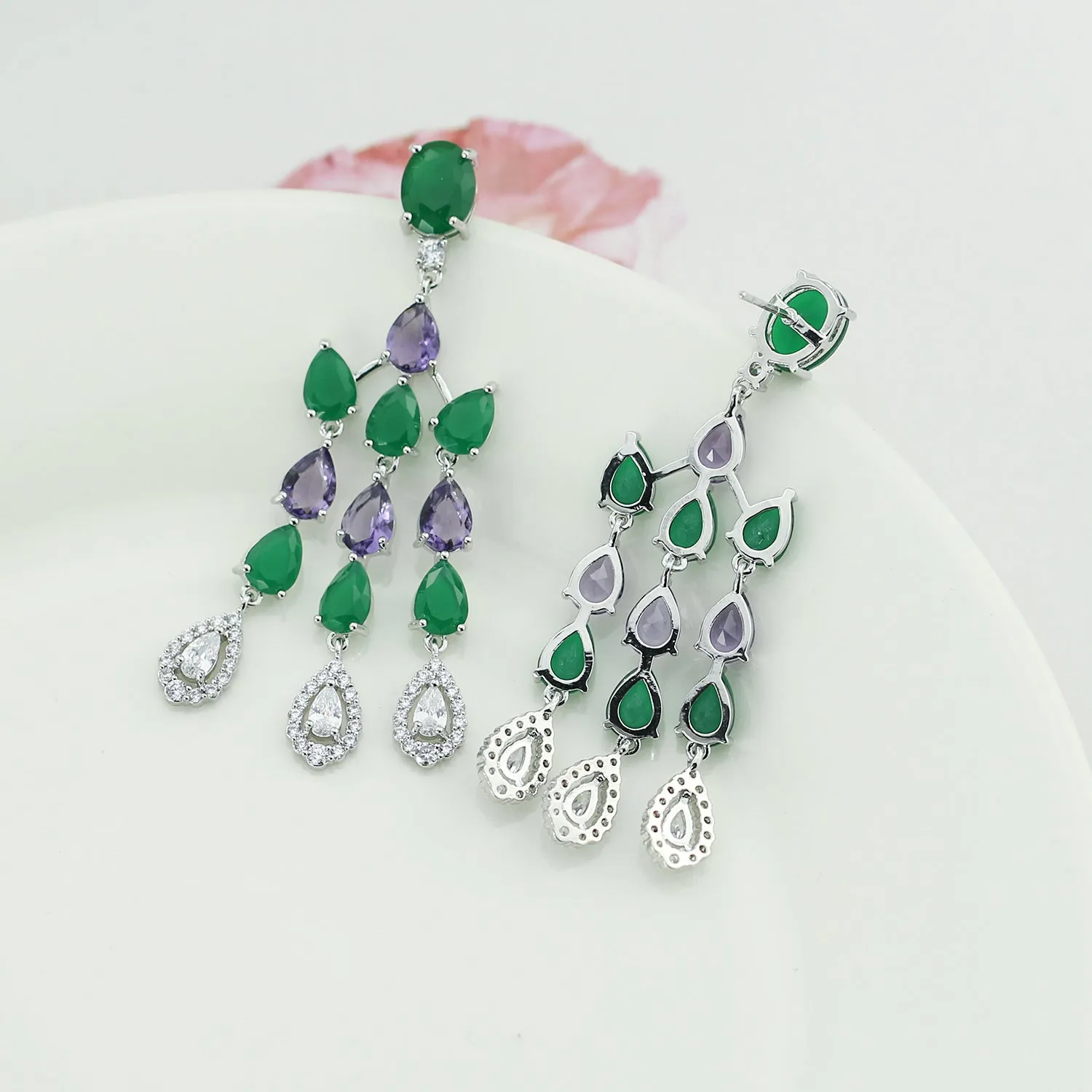 Cubic Zirconia  Earring Women Dangle Earrings CE10795