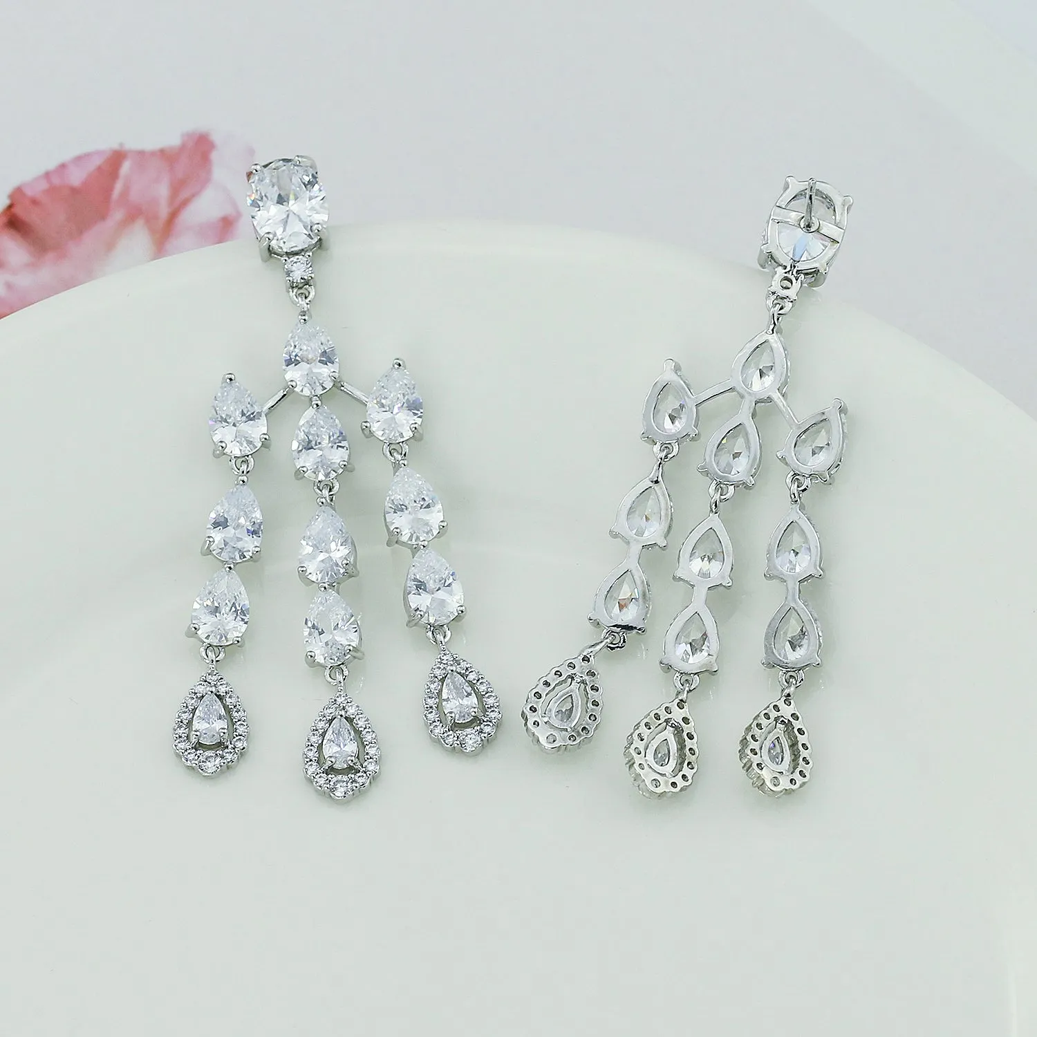 Cubic Zirconia  Earring Women Dangle Earrings CE10795