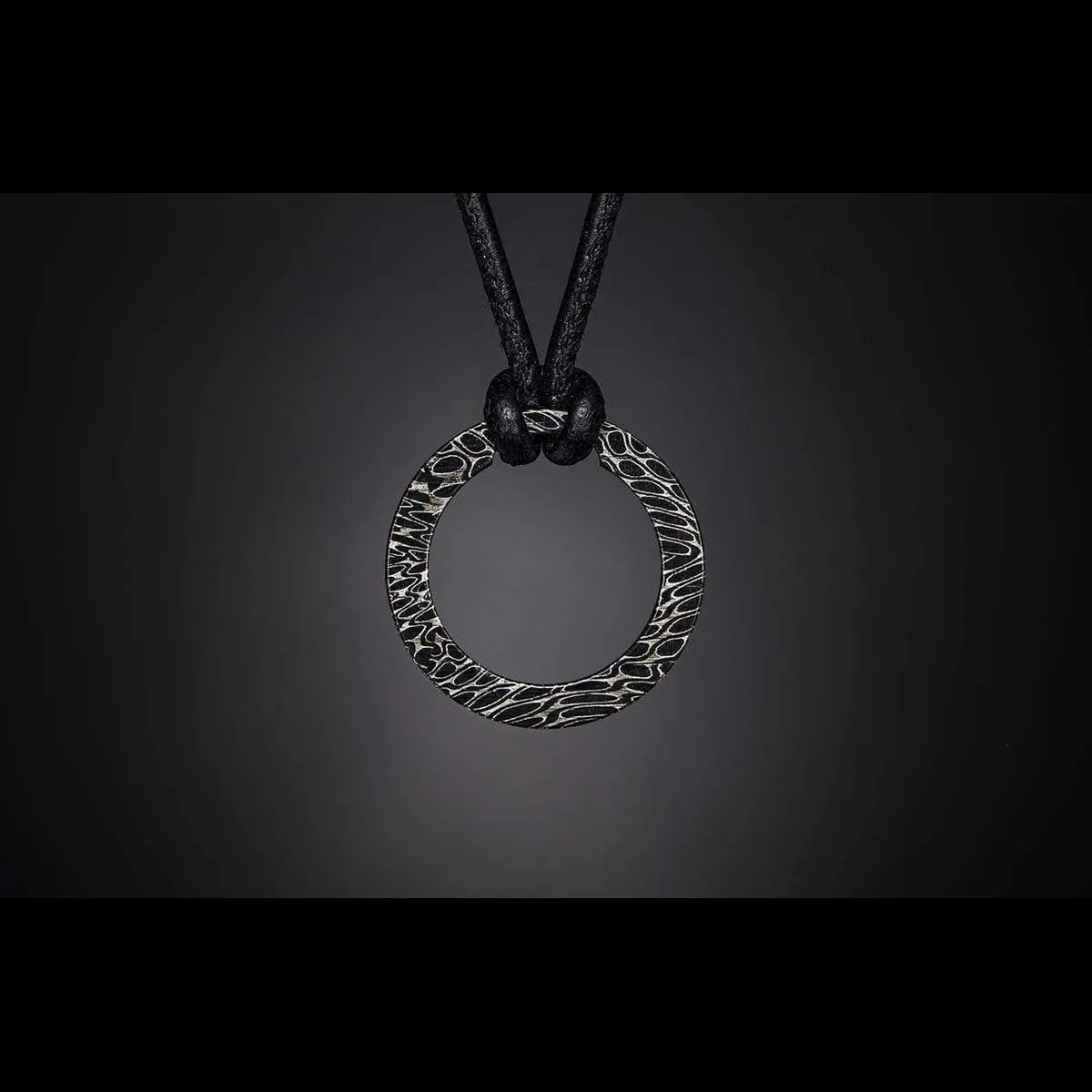 Damascus Orbit Necklace - P50 DAM