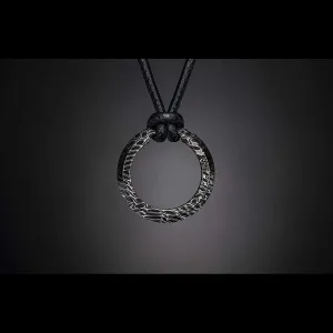 Damascus Orbit Necklace - P50 DAM