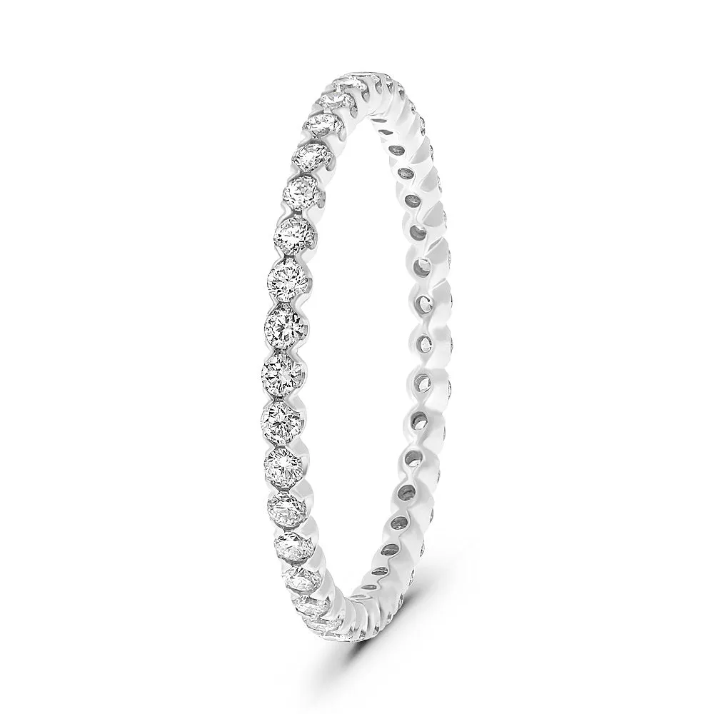 Diamond Ring Eternity Band (0.50 ct.) in 14K Gold