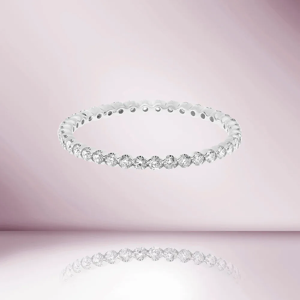 Diamond Ring Eternity Band (0.50 ct.) in 14K Gold