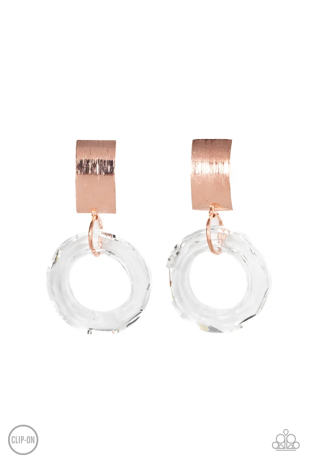 Earrings Clear Out! - Copper Clip On Z3