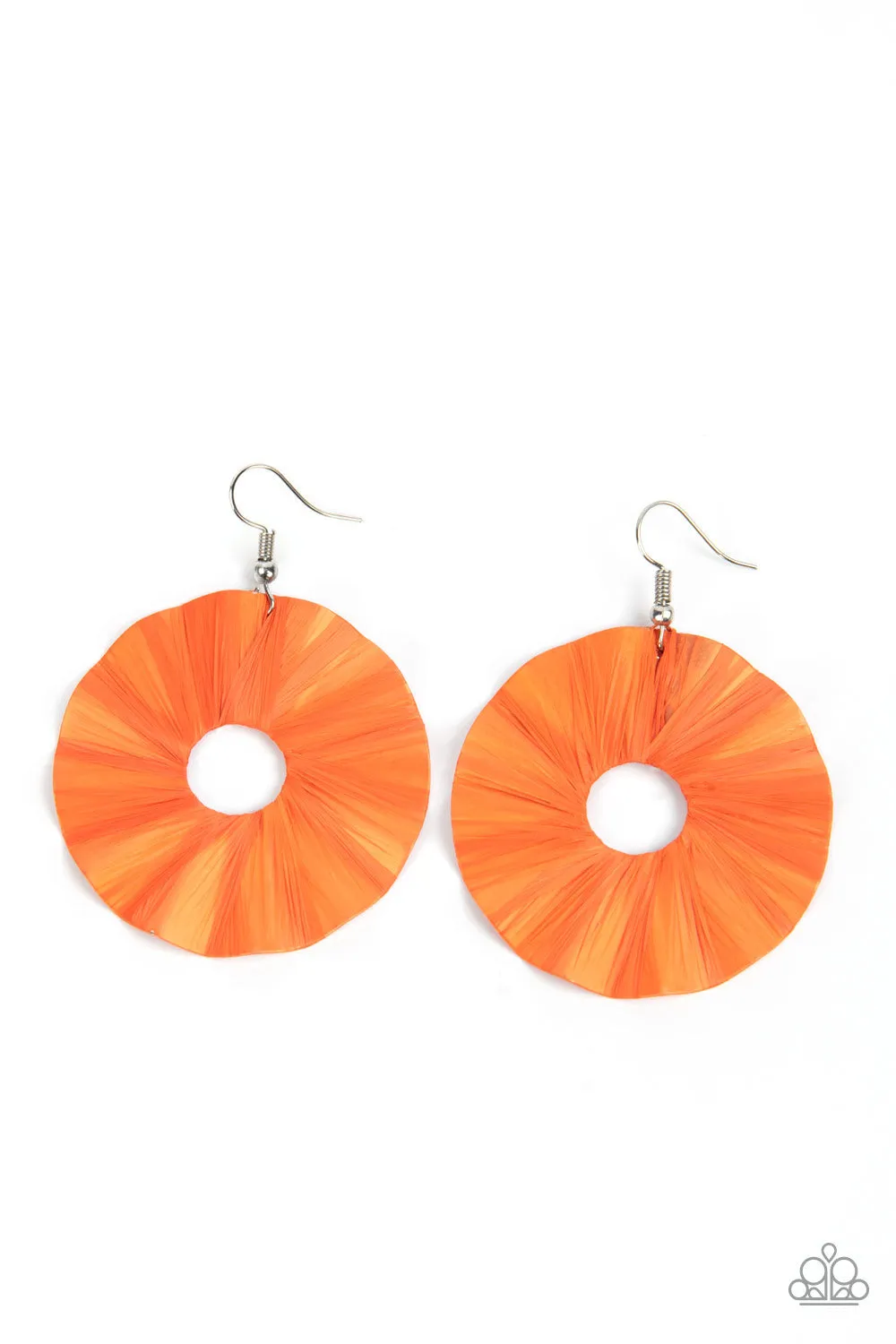 Earrings Fan the Breeze - Orange E2227