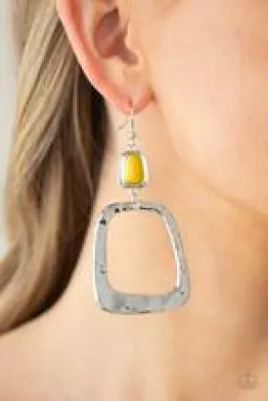 Earrings Material Girl Mod - Yellow E020