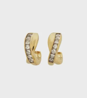 Edblad Andorra Duo Creoles Small Earrings - Gold