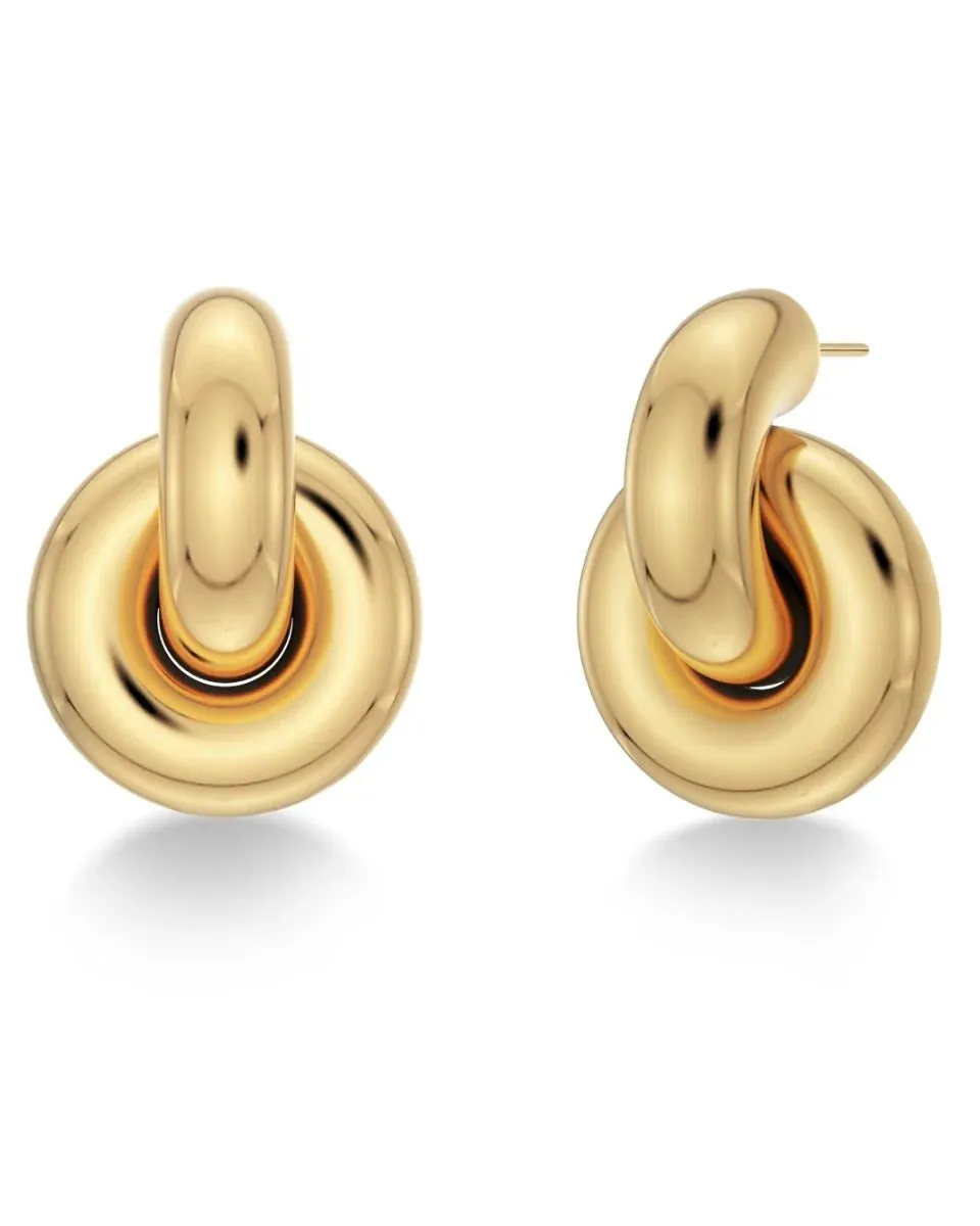 Edblad Redondo Stud Earrings - Shiny Gold