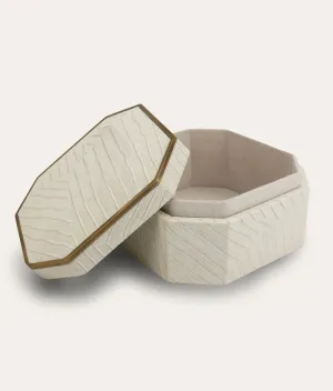 Elemental Accent Box - Ivory