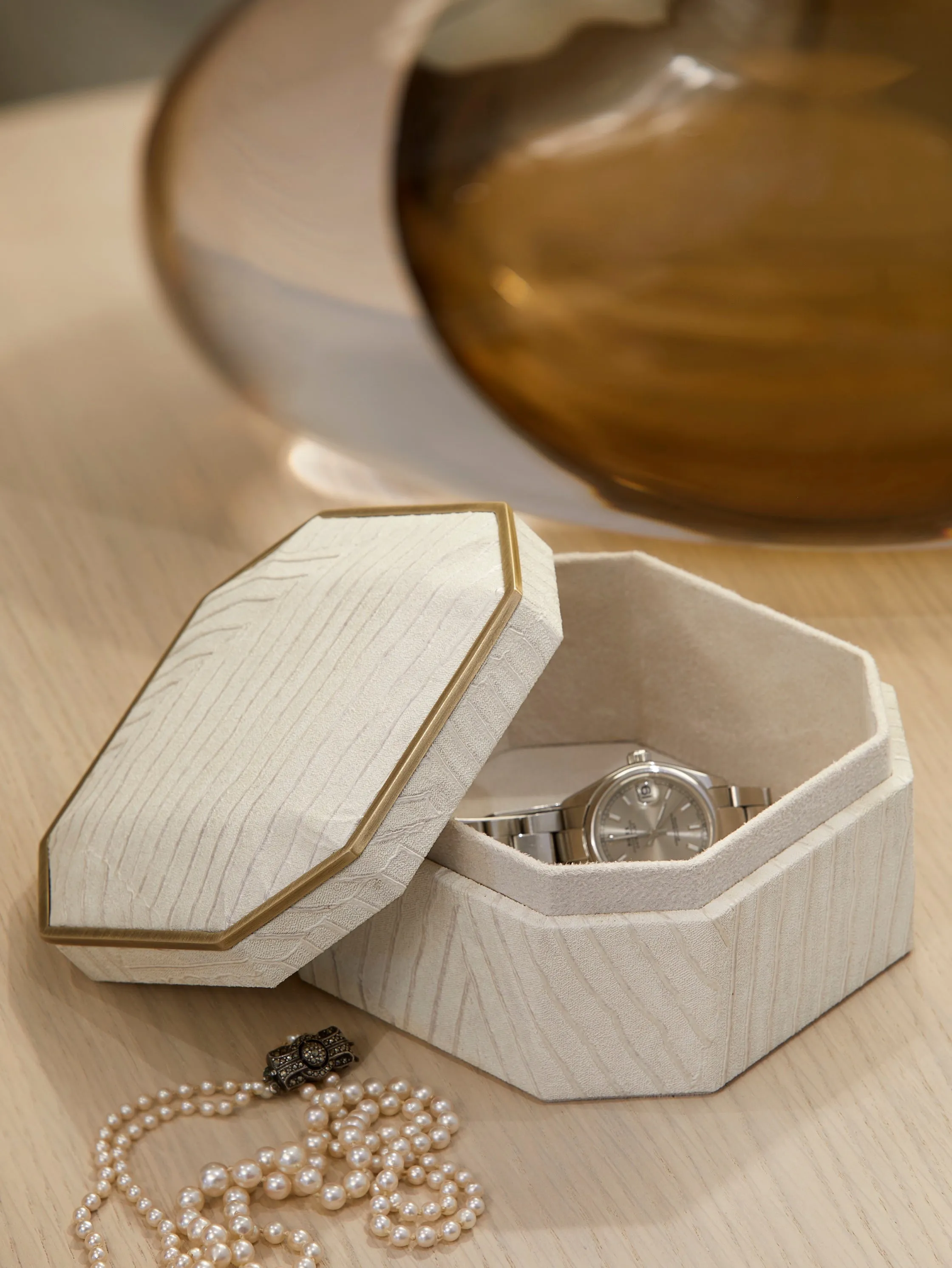 Elemental Accent Box - Ivory