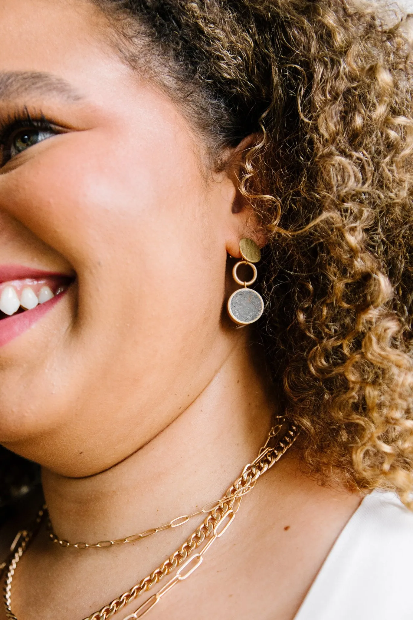 Glam It Up Earrings in Gold