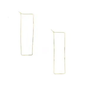 Highwire Hoop Earrings in Gold