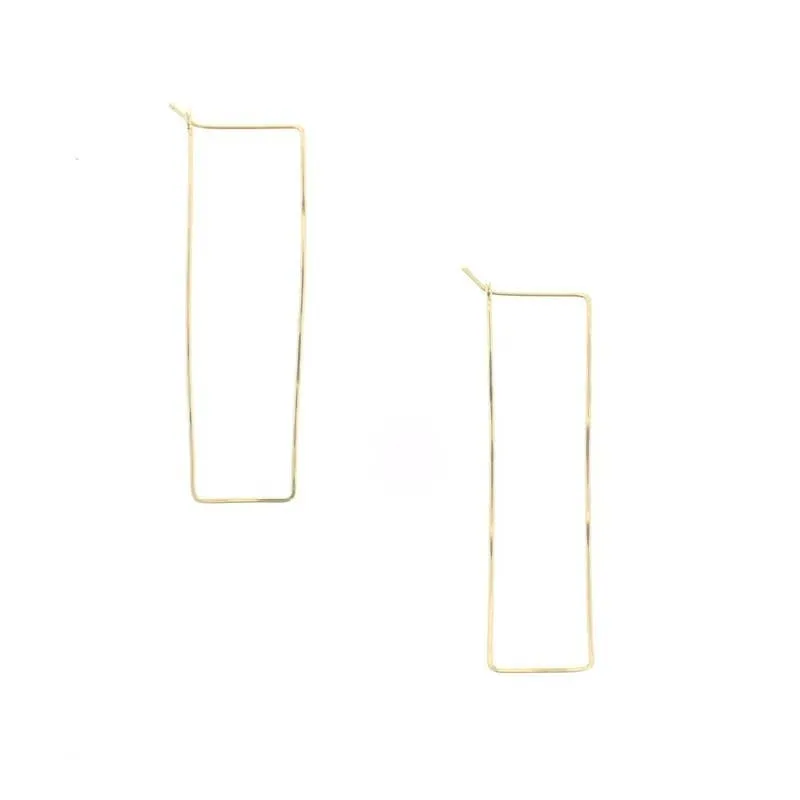 Highwire Hoop Earrings in Gold