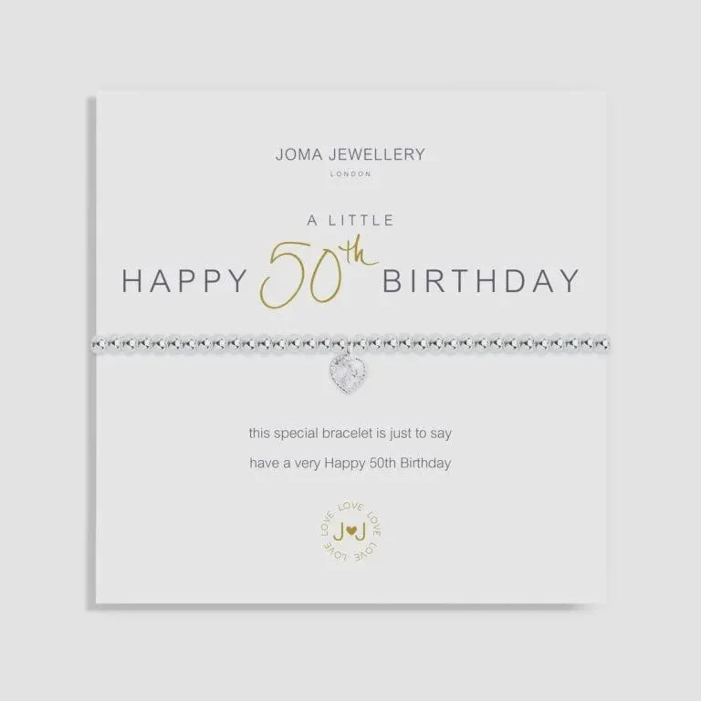 Joma A Little 50th Birthday Bracelet