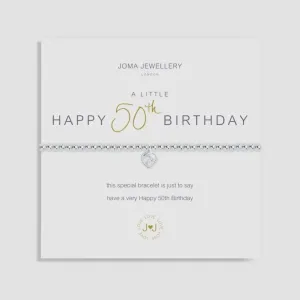 Joma A Little 50th Birthday Bracelet