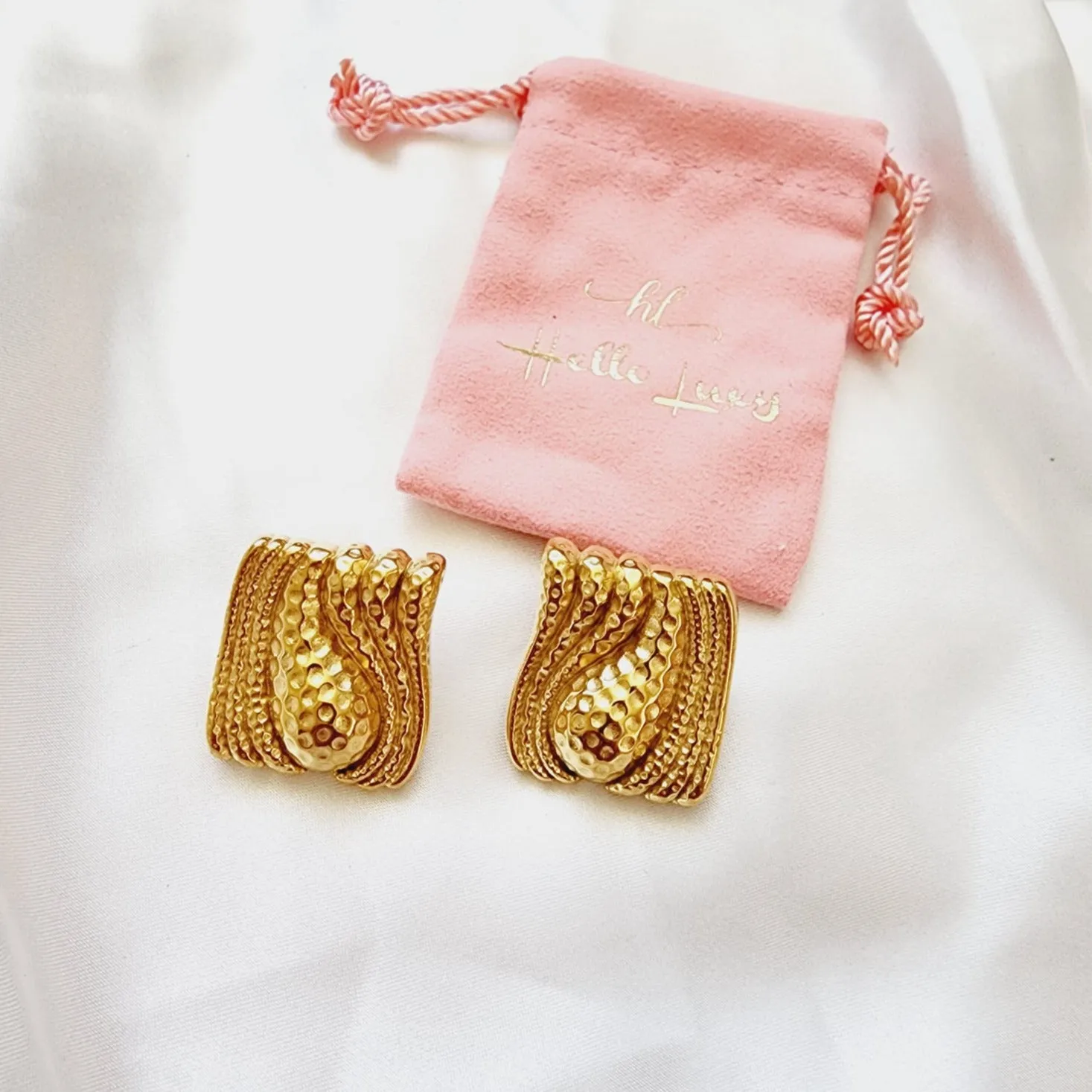 Lizbeth Textured Earrings