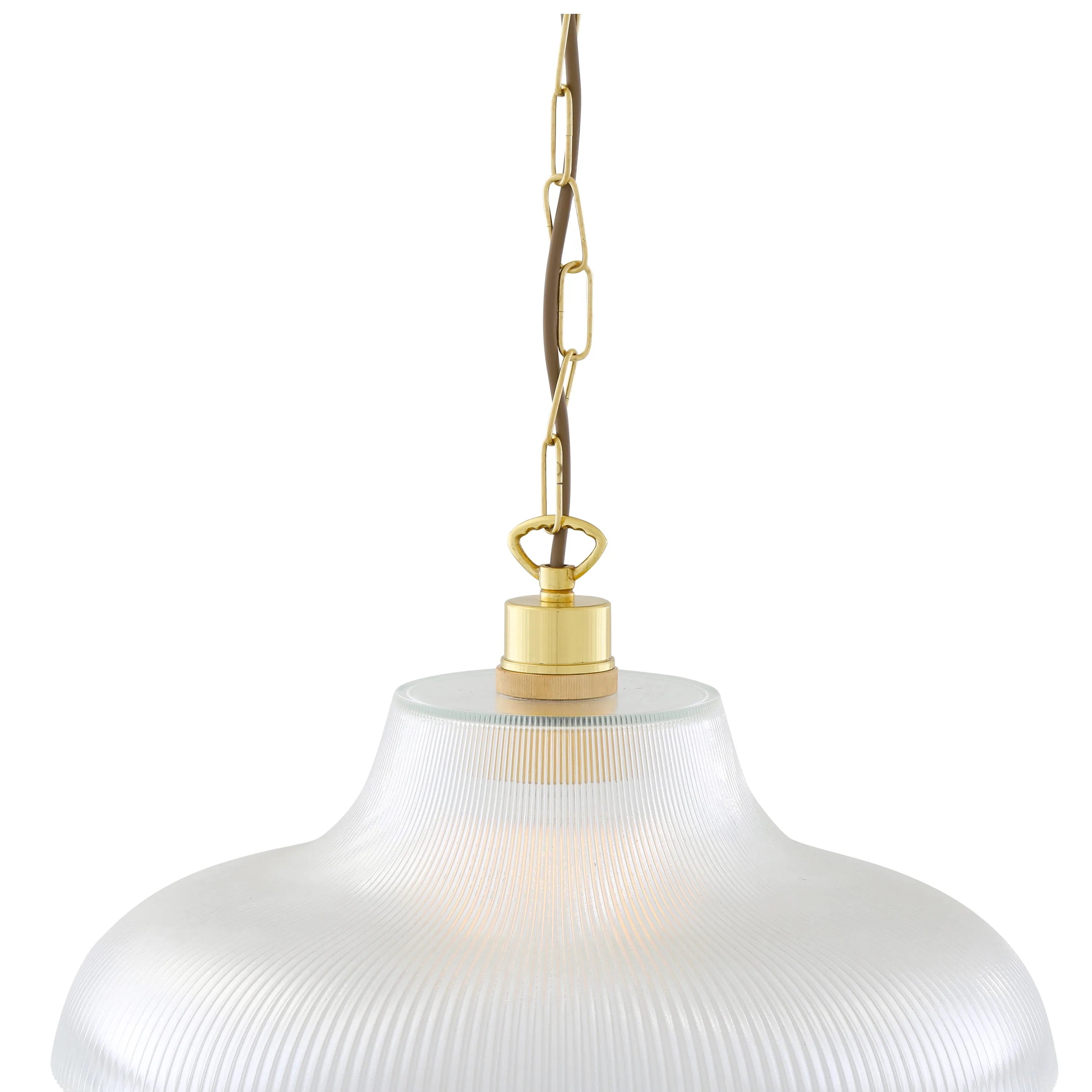 London Prismatic Railway Glass Pendant Light