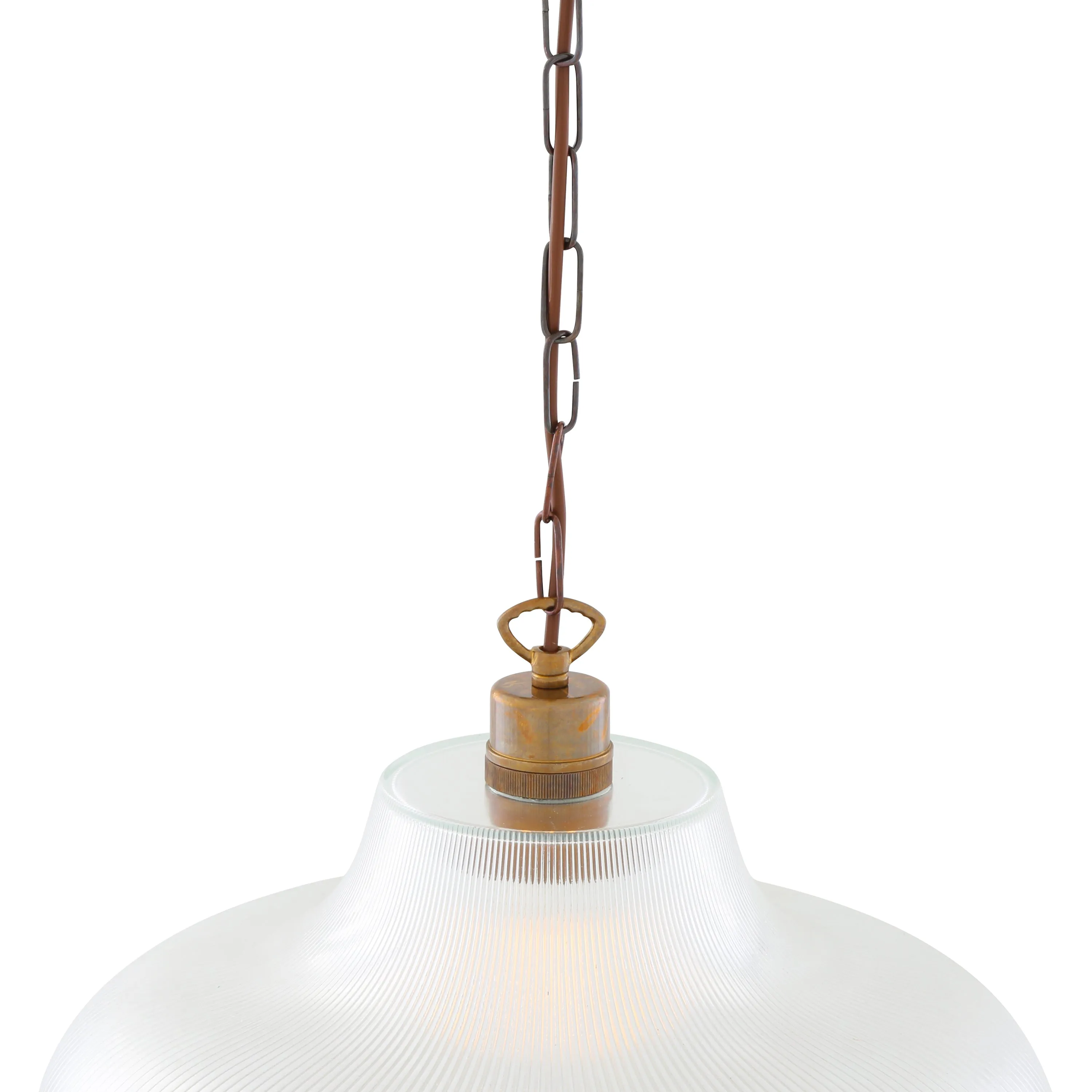 London Prismatic Railway Glass Pendant Light