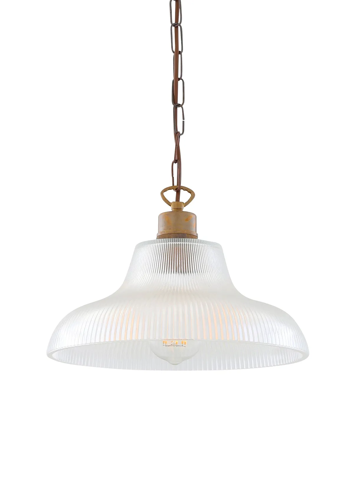 London Prismatic Railway Glass Pendant Light