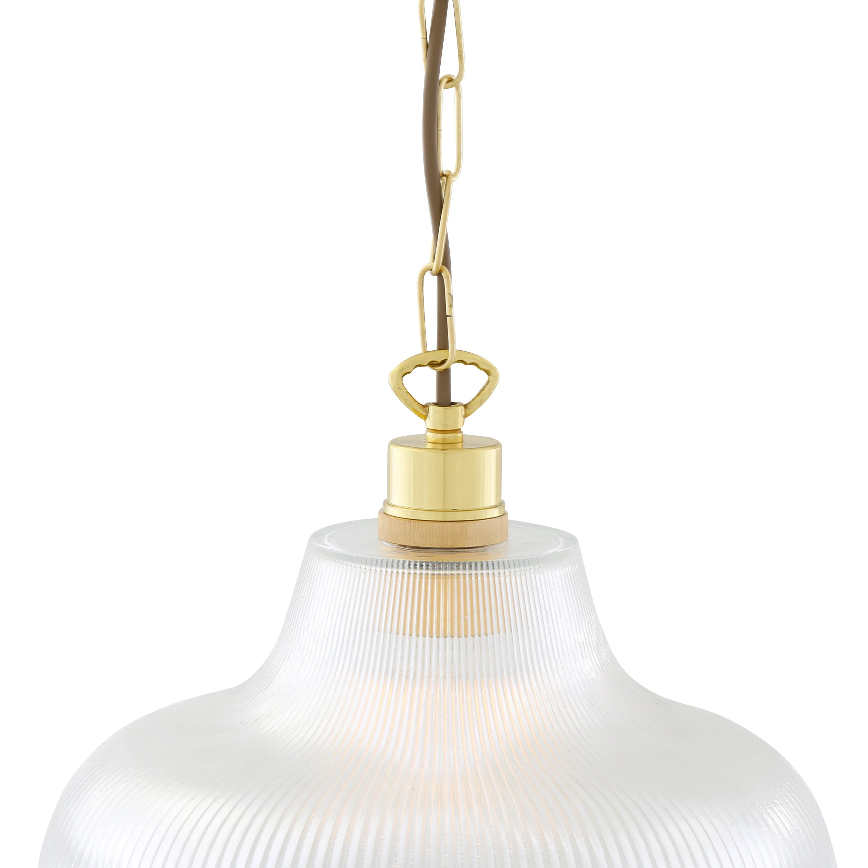 London Prismatic Railway Glass Pendant Light