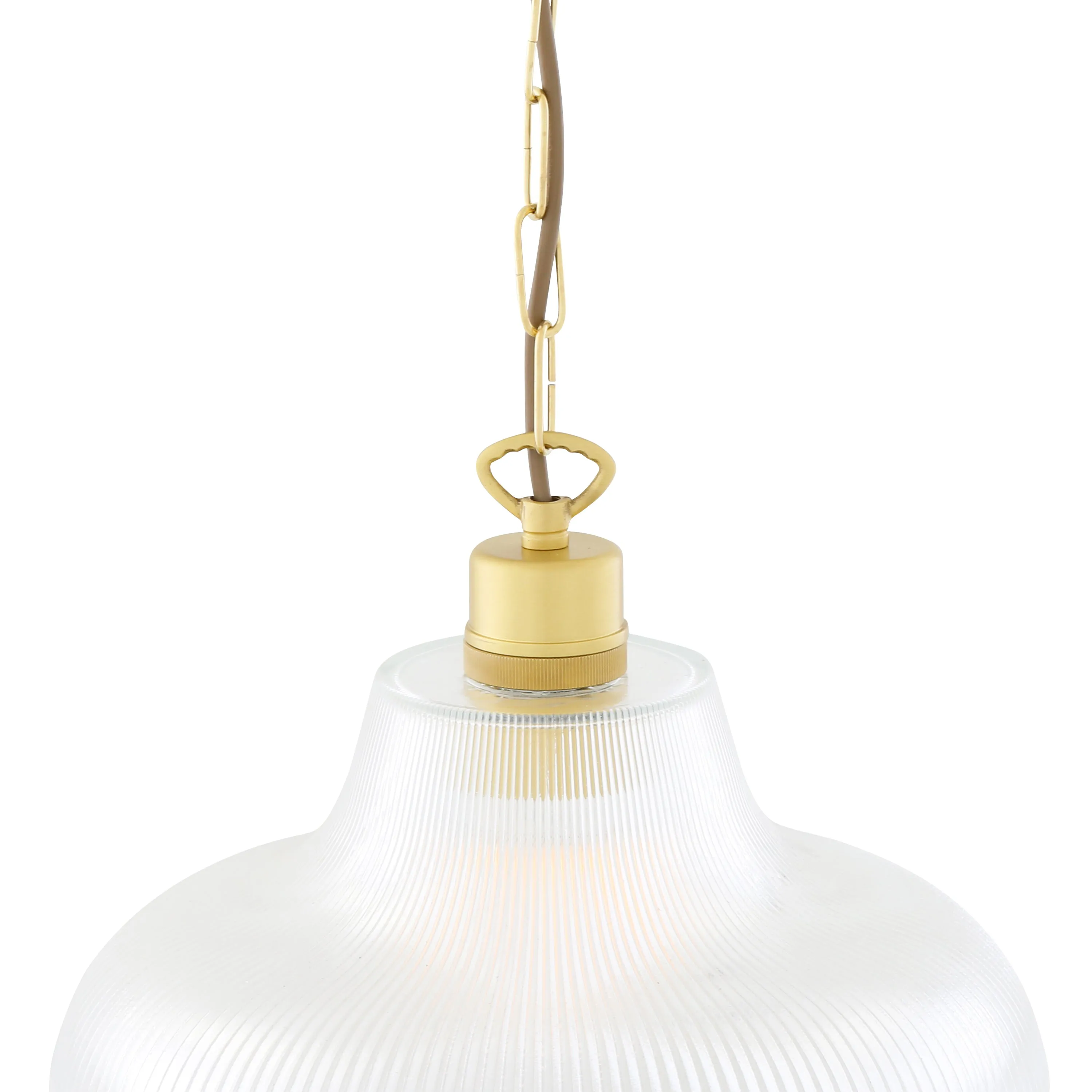 London Prismatic Railway Glass Pendant Light